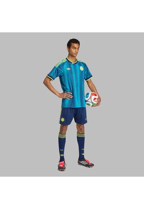 Pantaloneta Adidas Hombre Visitante Selección Colombia 26 - Azul