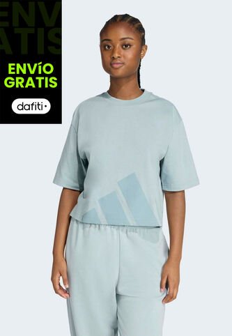 Camiseta adidas Sportswear Essentials Boyfriend Verde adidas Performance