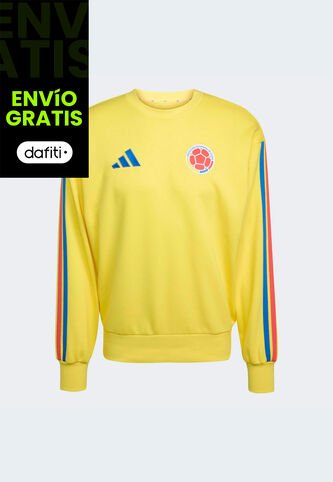 Buzo DNA Crew Selección Colombia adidas Amarillo adidas Performance