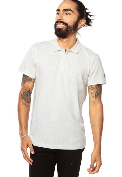 Camiseta Polo Gris Claro adidas Ess Base Polo