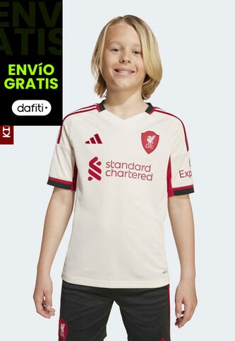 Camiseta Liverpool FC Visitante 25/26 adidas Performance Marfil adidas Performance