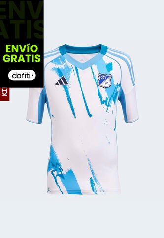 Camiseta Millonarios FC Visitante 2025 adidas Performance Blanco adidas Performance