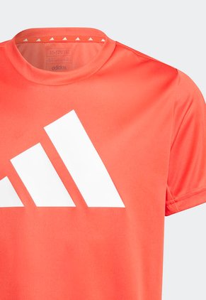 Camiseta Coral-Blanco adidas Performance Train Essential Logo