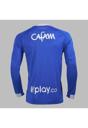 Camiseta Adidas Hombre Local Millonarios FC 2026 Manga Larga - Azul