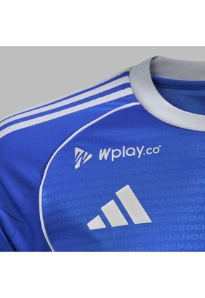 Camiseta Adidas Hombre Local Millonarios FC 2026 Manga Larga - Azul