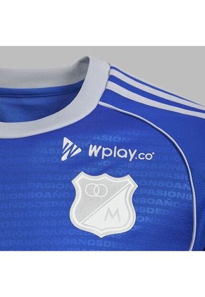 Camiseta Adidas Hombre Local Millonarios FC 2026 Manga Larga - Azul