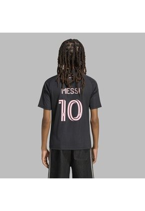 Camiseta Adidas Kids Visitante Inter Miami 26/27 Messi  - Negro