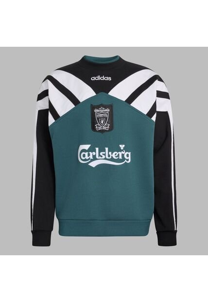Buzo Adidas Hombre De Cuello Redondo Del Liverpool FC 95 - Verde