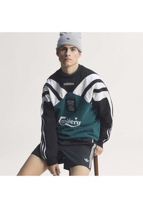 Buzo Adidas Hombre De Cuello Redondo Del Liverpool FC 95 - Verde