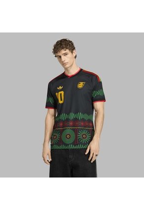 Camiseta Adidas Hombre Visitante Jamaica 26 X Bob Marley - Negro