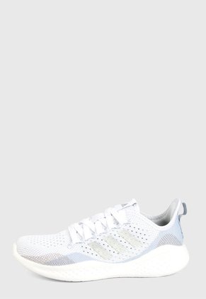 Tenis Running Blanco-Azul adidas Performance Fluidflow 2.0 Mujer