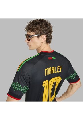 Camiseta Adidas Hombre Visitante Jamaica 26 X Bob Marley - Negro