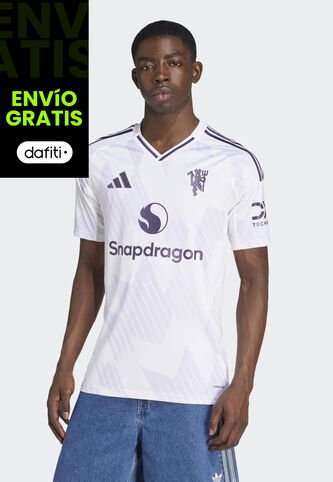 Camiseta Manchester United FC Visitante 25/26 adidas Performance Blanco adidas Performance
