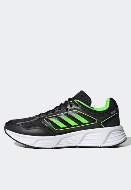 Tenis Running Negro-Verde Neón-Blanco adidas Performance Galaxy Star M
