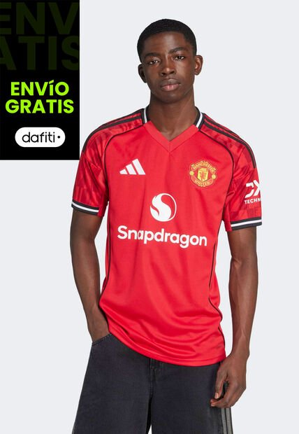 Camiseta Manchester United Local 25/26 adidas Performance Rojo