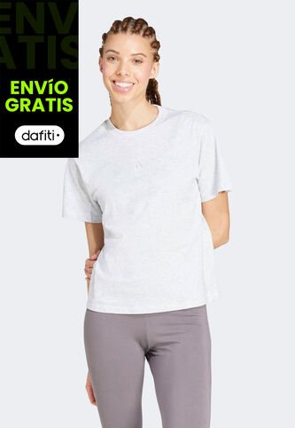 Camiseta adidas Sportswear Essentials Gris Claro adidas Performance