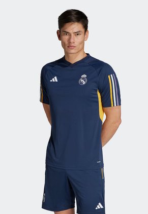 Camiseta Azul Navy-Amarillo-Blanco adidas Performance Entrenamiento Real Madrid Tiro 23