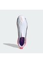 Guayos Blanco Adidas F50 Hyperfast League Sin Cordones Terreno Firme Niños Blanco de adidas Performance