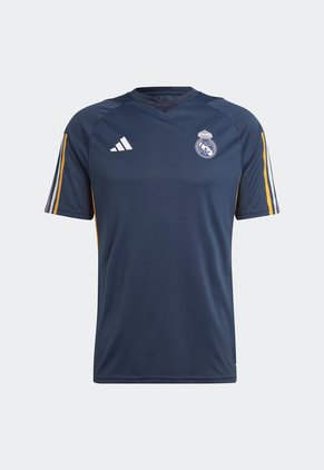 Camiseta Azul Navy-Amarillo-Blanco adidas Performance Entrenamiento Real Madrid Tiro 23