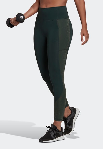 Leggings Verde adidas Performance Optime