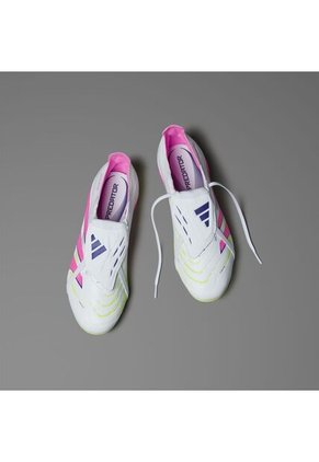 Adidas Performance Guayos Adidas Unisex Predator League Lengüeta Plegable Terreno Firme/ Multiterreno - Blanco-Rosado Guayos