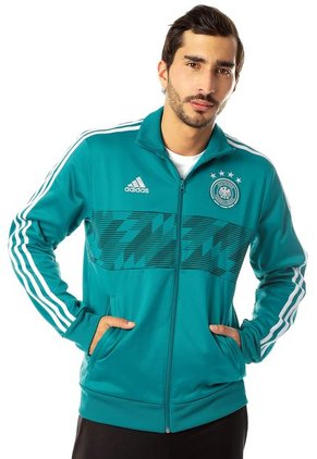 Chaqueta Selección Alemania Verde-Blanco adidas Performance