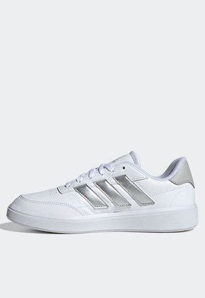 Tenis Lifestyle Blanco-Plateado-Gris adidas Performance Courtblock