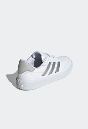 Tenis Lifestyle Blanco-Plateado-Gris adidas Performance Courtblock