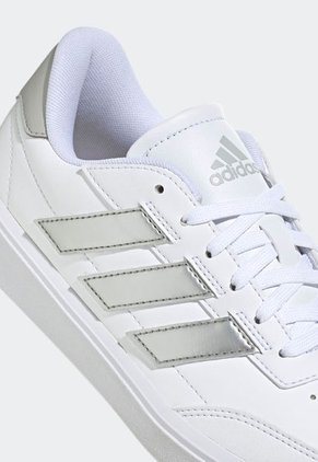 Tenis Lifestyle Blanco-Plateado-Gris adidas Performance Courtblock