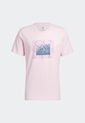 Camiseta Rosa-Violeta-Azul adidas Performance Badge of Sport Chainlink de adidas Performance