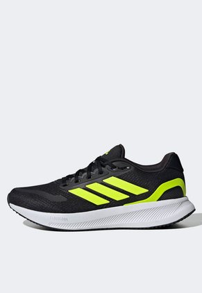 Tenis Running Negro-Blanco-Verde Claro adidas Performance Runfalcon 5