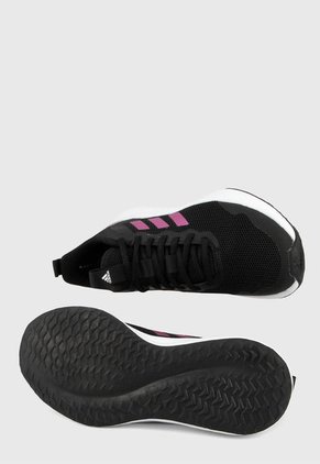 Tenis Running Negro-Lila-Blanco adidas Performance Fluidstreet