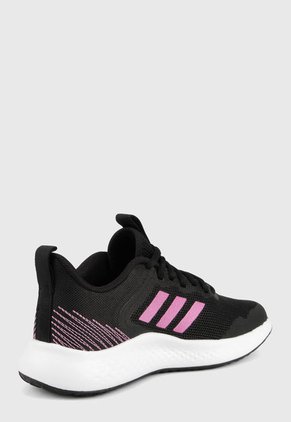 Tenis Running Negro-Lila-Blanco adidas Performance Fluidstreet