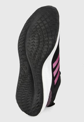 Tenis Running Negro-Lila-Blanco adidas Performance Fluidstreet