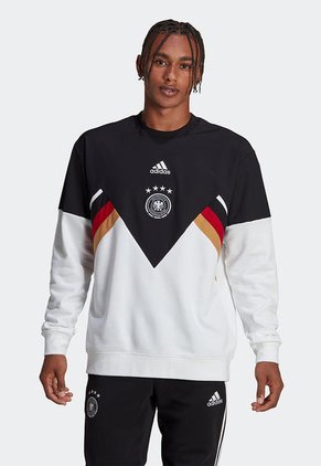 Buzo Negro-Blanco adidas Performance Oversize