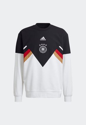 Buzo Negro-Blanco adidas Performance Oversize