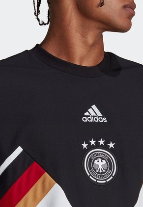 Buzo Negro-Blanco adidas Performance Oversize