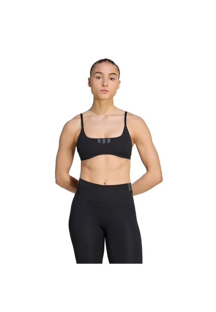 Top Entrenamiento Negro Adidas All Me Tejido Mujer