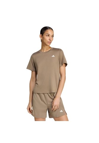 Camiseta Entrenamiento Beige Adidas Workout Essentials Mujer adidas Performance
