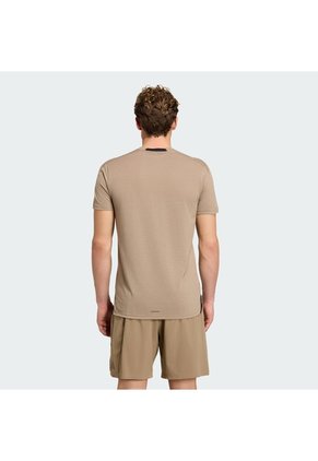 Camiseta Entrenamiento Beige Adidas Designed For Hombre