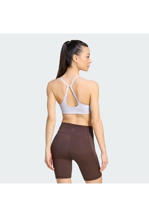 Top Entrenamiento Morado Adidas Optime Essentials Mujer