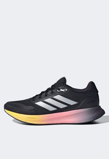 Tenis Running Negro-Rosa-Gris adidas Performance Runfalcon 5 W