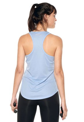 Camiseta Esqueleto Azul adidas Performance Run it tank W