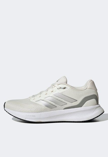 Tenis Running Beige-Blanco-Gris adidas Performance Runfalcon 5 W