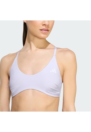 Top Entrenamiento Morado Adidas Optime Essentials Mujer