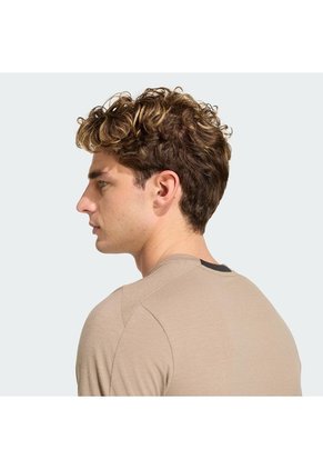 Camiseta Entrenamiento Beige Adidas Designed For Hombre