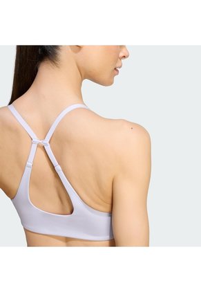 Top Entrenamiento Morado Adidas Optime Essentials Mujer