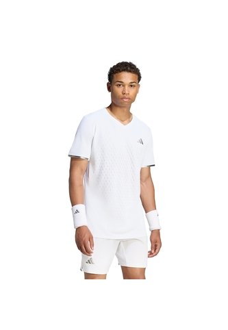 Camiseta Tenis Blanca Adidas Pro Climacool + 3D Freelift Hombre adidas Performance