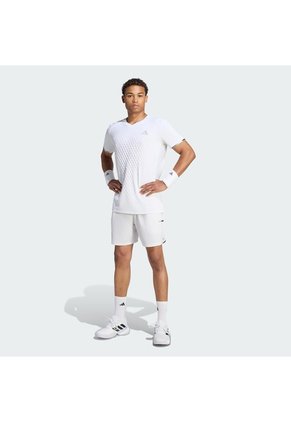 Camiseta Tenis Blanca Adidas Pro Climacool + 3D Freelift Hombre