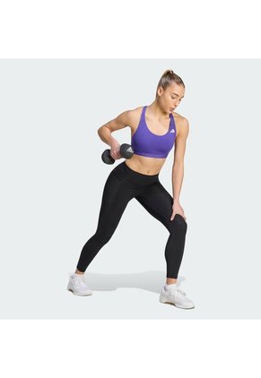 Top Entrenamiento Morado Adidas Optime Essentials Workout Mujer